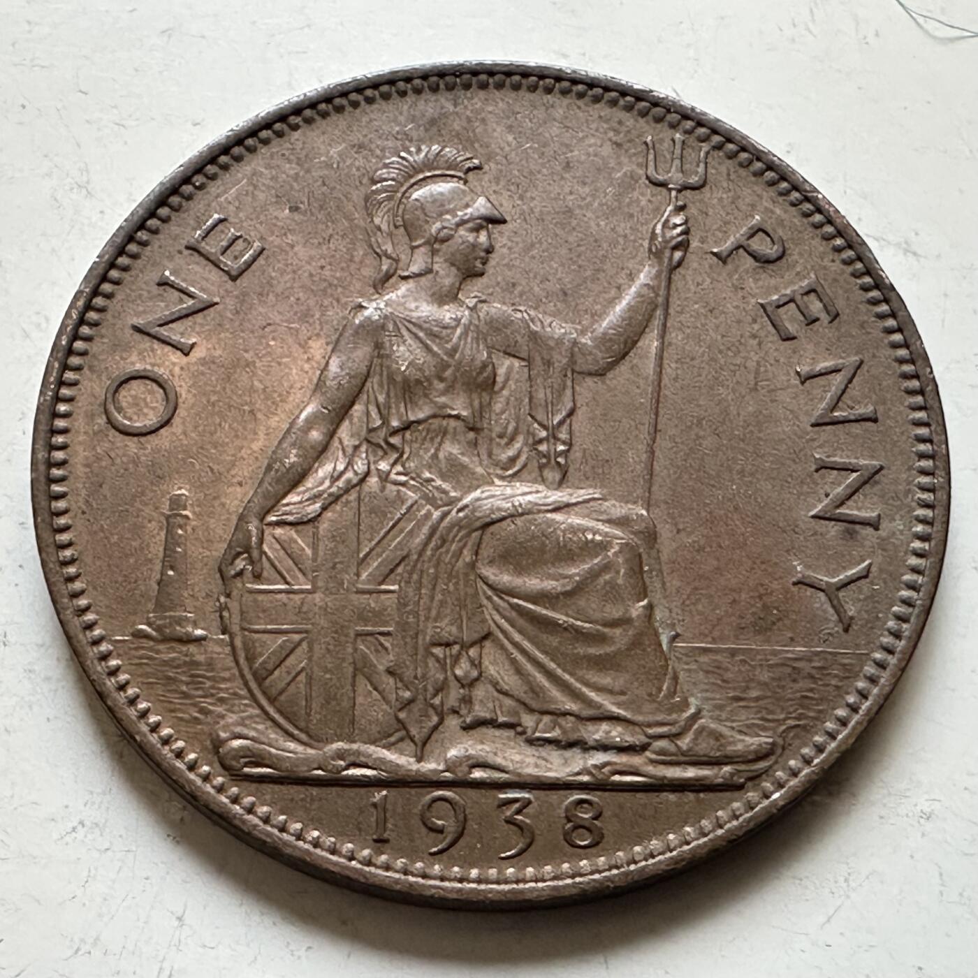 🌹外币初藏🌹🐯2026年第34场   每周二四六晚8️⃣点 接代拍 英国1938年一便士