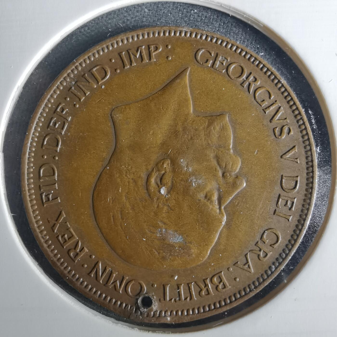 沼泽如烟--第1033场 英国1930年1便士