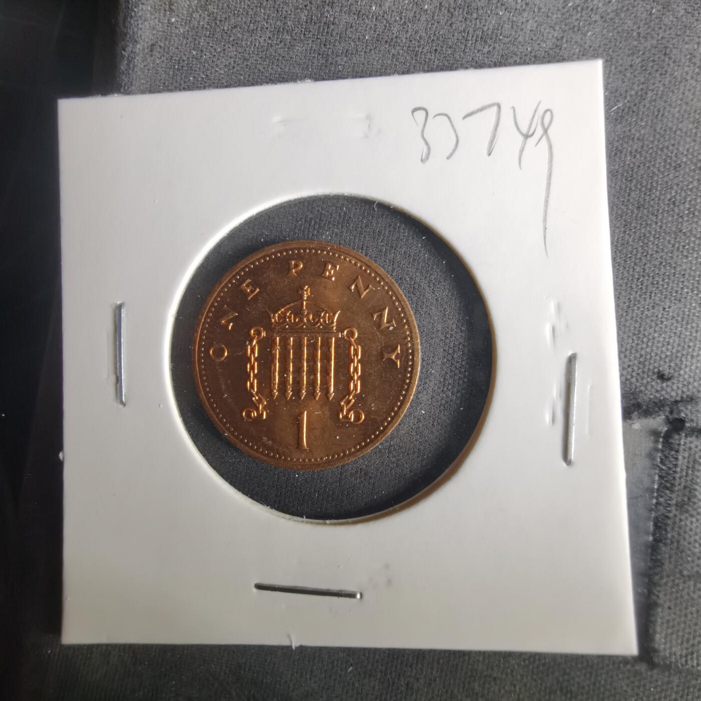 沼泽如烟--第1033场 英国1989年1便士