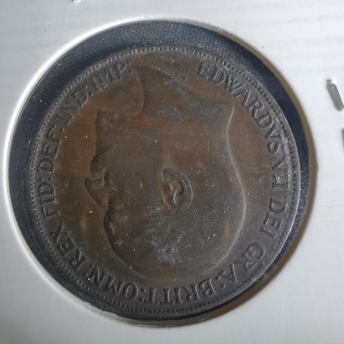 沼泽如烟--第1033场 英国1908年1便士