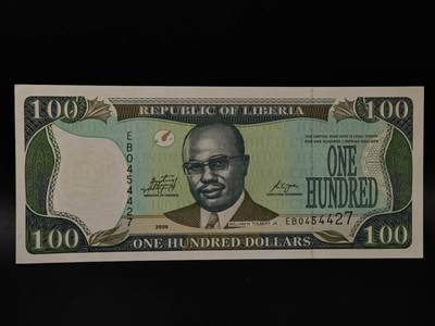 【淘币小摊】限时拍第八百八十四拍   纸币场    每周一统一发货 - 利比里亚100元纸币