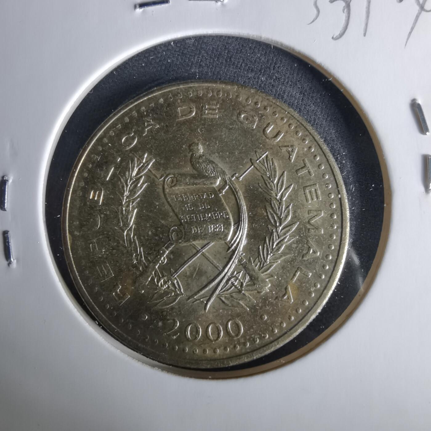 沼泽如烟--第1033场 危地马拉2000年一元