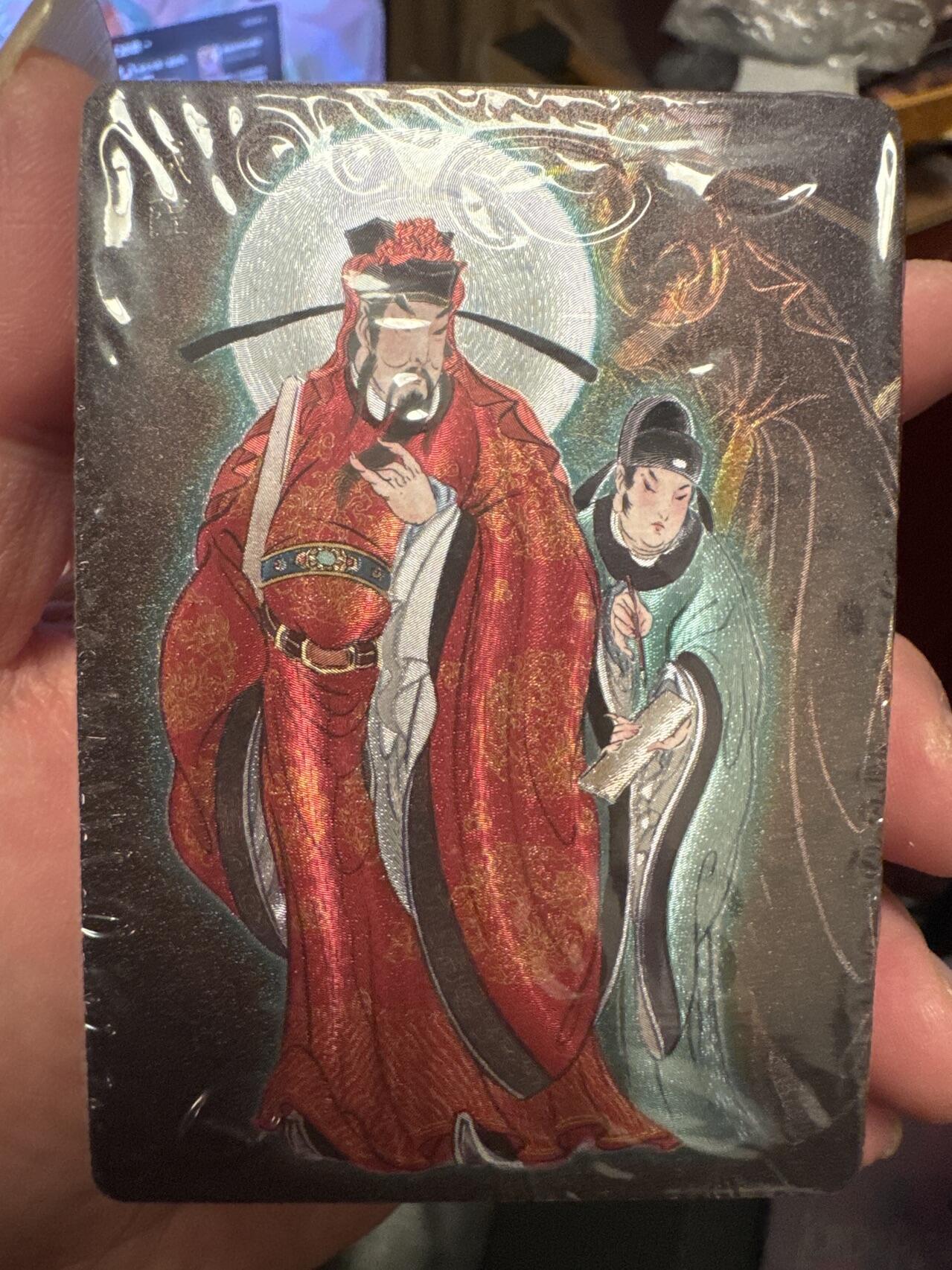 月落卡牌大清仓第7期 列仙卷下   彫仙   全新未拆粗闪工艺卡一套