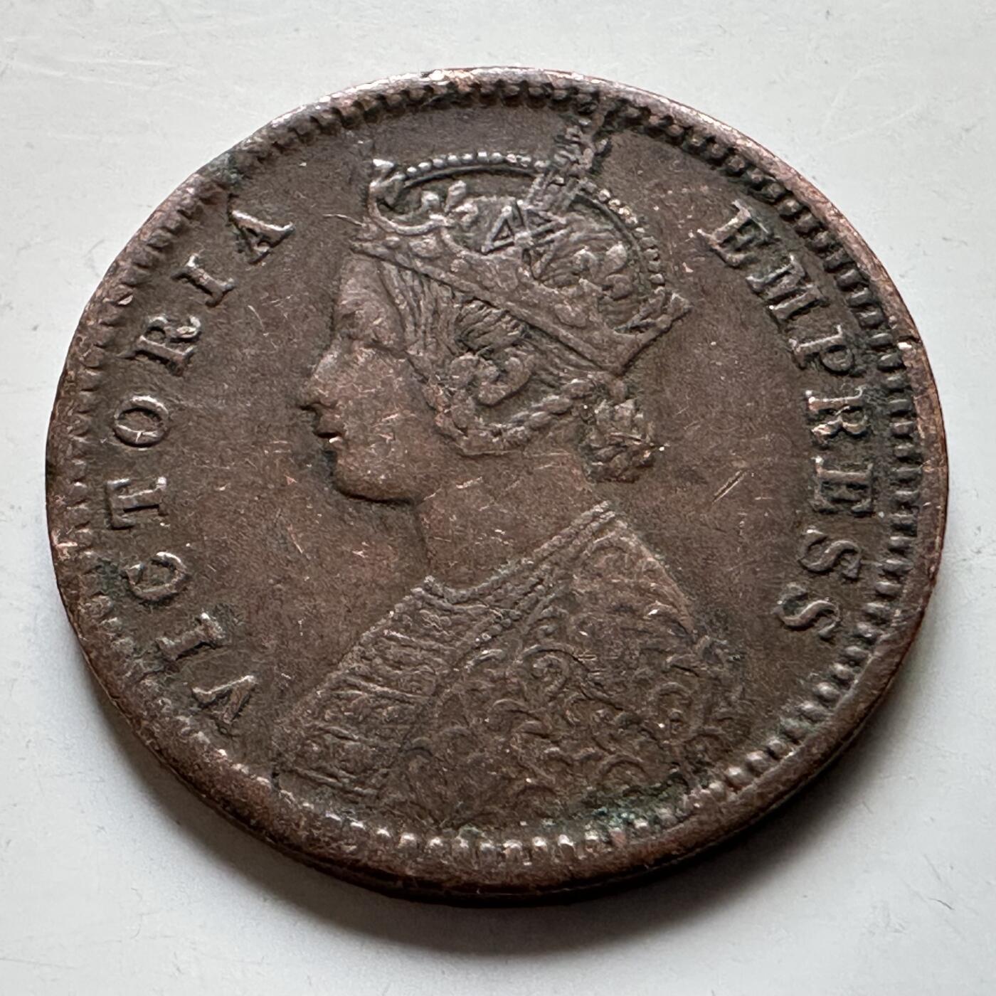 🌹外币初藏🌹🐯2026年第34场   每周二四六晚8️⃣点 接代拍 英属印度1901年维多利亚 1/12安娜