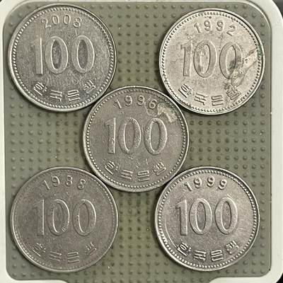 2026年第37场各国散币拍卖（总第187场） - 韩国100韩元5枚