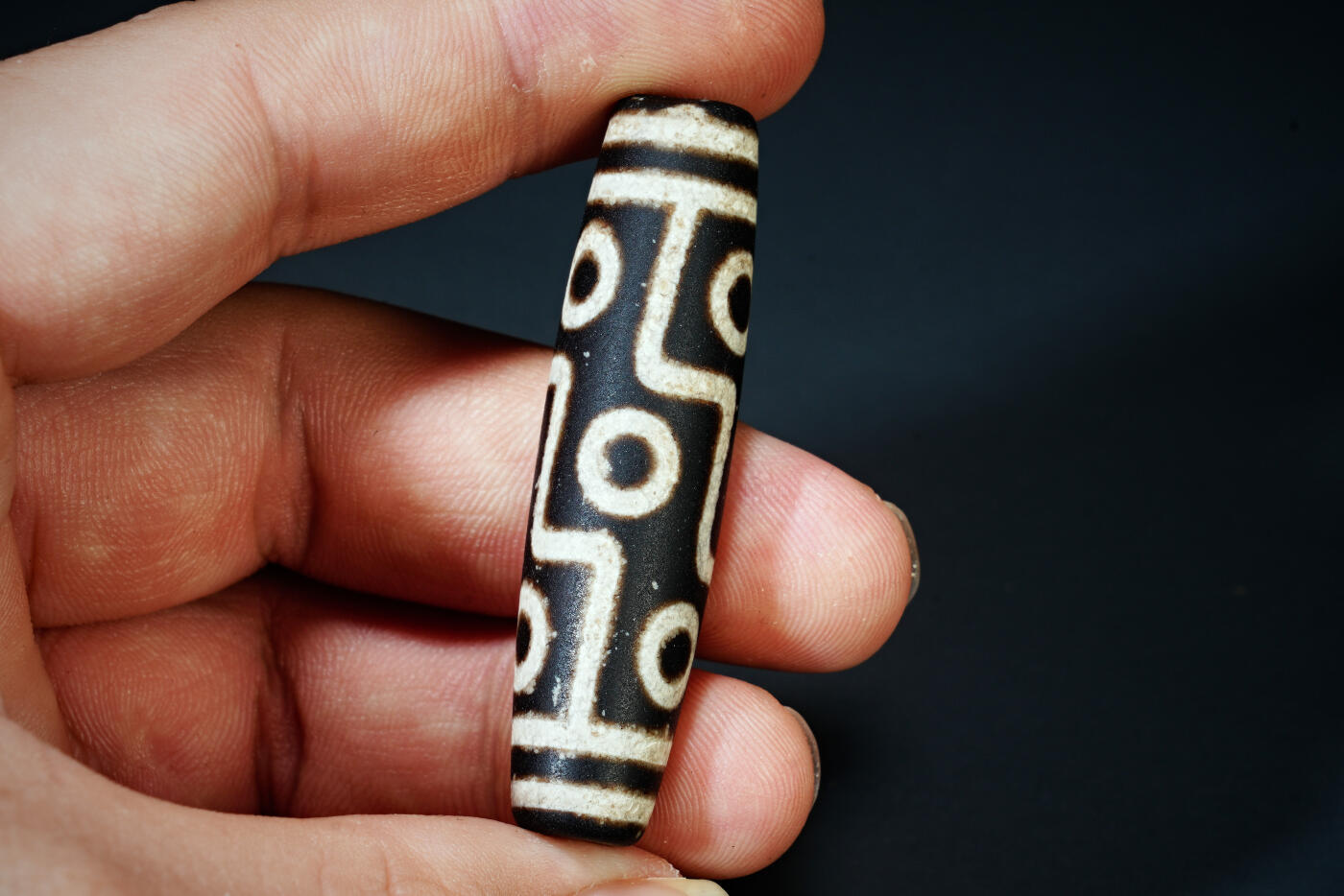 上海都达杂项专场五十八【全场包邮】  九眼玛瑙天珠93-78