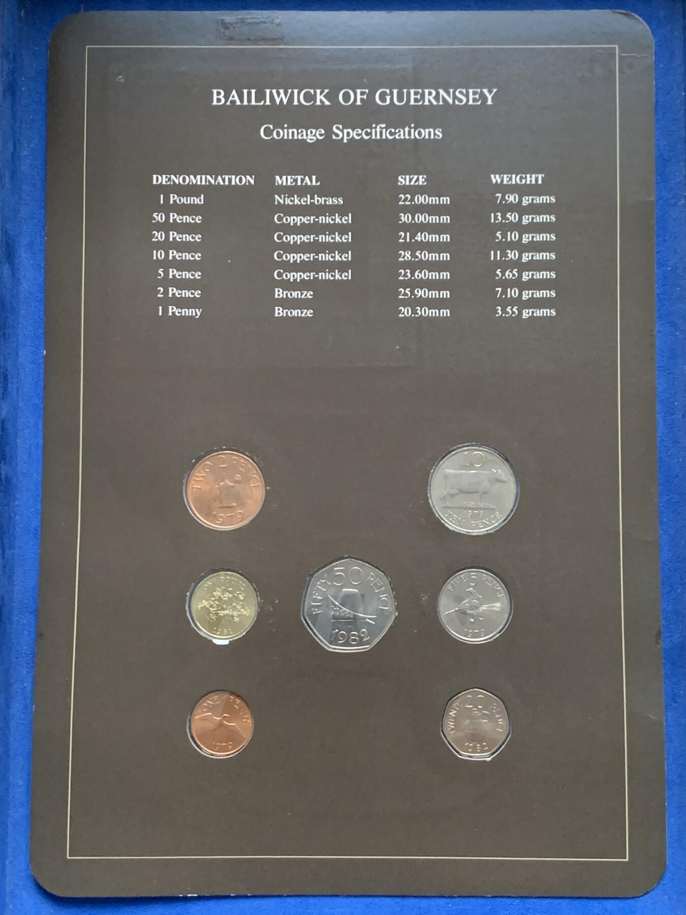 《竞宝斋》第474场 周日，周一 2场连拍 （全场包邮）欢迎送拍 根西岛1983年七枚装邮币封