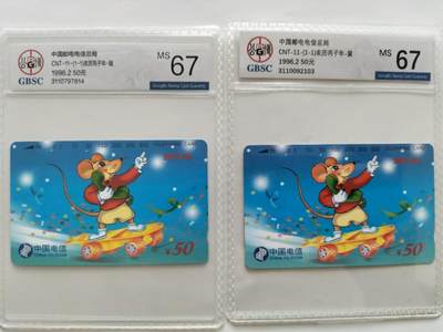 奇珍异宝评级卡（3月24日晚21:30结拍） - 公博67分鼠卡2张