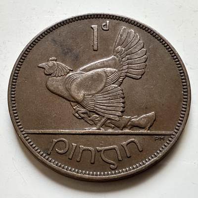 🌹外币初藏🌹🐯2026年第34场   每周二四六晚8️⃣点 接代拍 - 爱尔兰 1935年 1便士