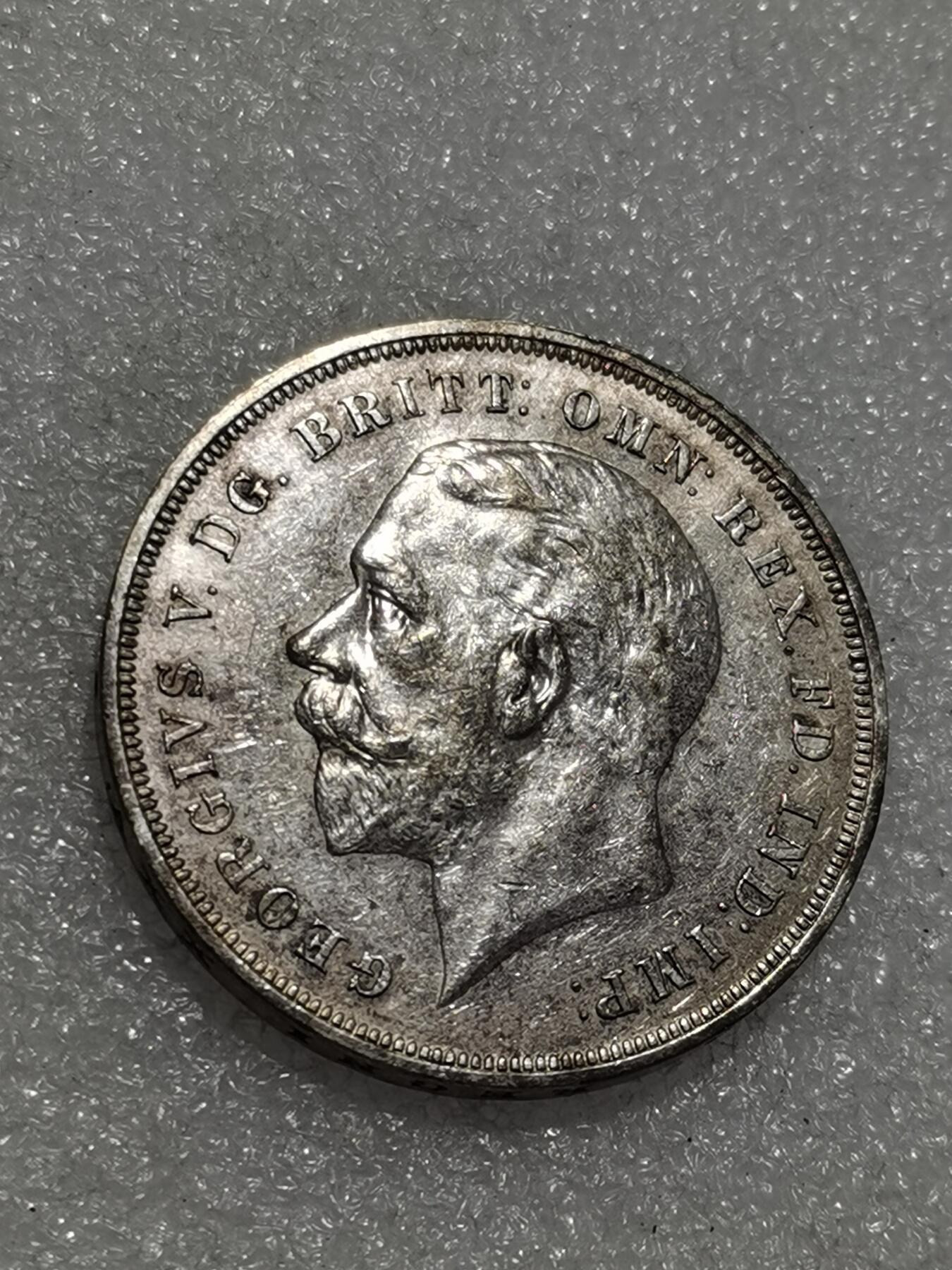 天下钱庄专场欢迎参拍 英国乔治五世木马剑银币