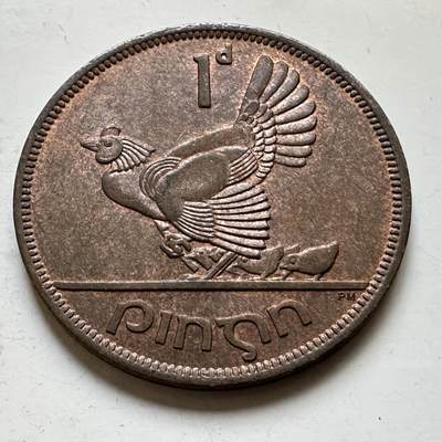 🌹外币初藏🌹🐯2026年第34场   每周二四六晚8️⃣点 接代拍 - 爱尔兰 1950年 1便士