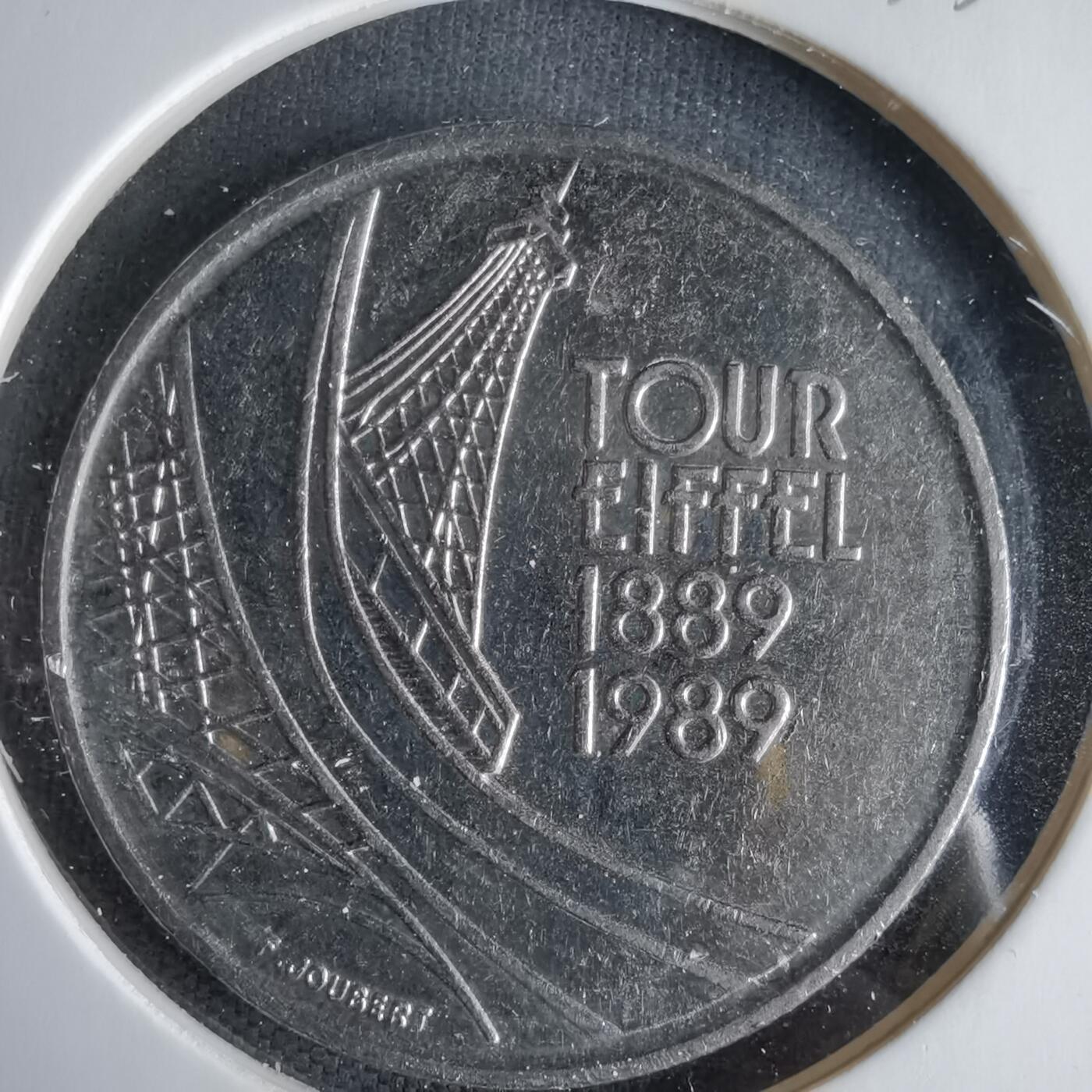 沼泽如烟--第1033场 法国1989年5法郎纪念币