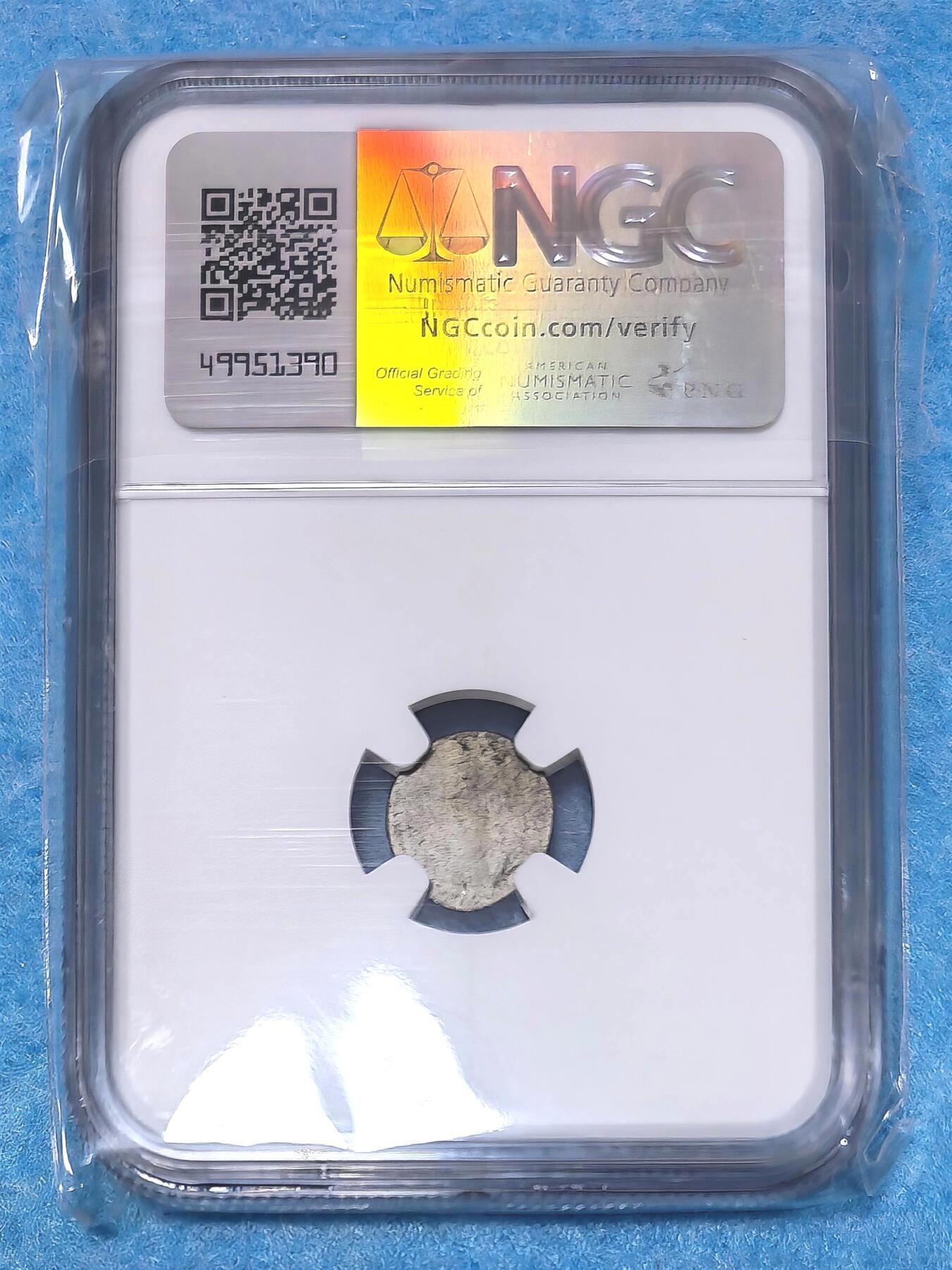 3月23日 🌏全球币章 珍品:1798年 德国 哈尔造币厂 1便士 银币NGC-64
