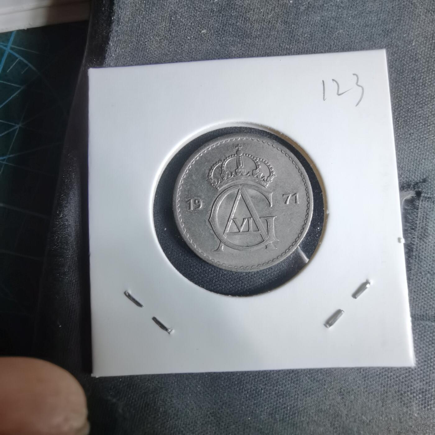 沼泽如烟--第1029场 瑞典1971年50欧尔