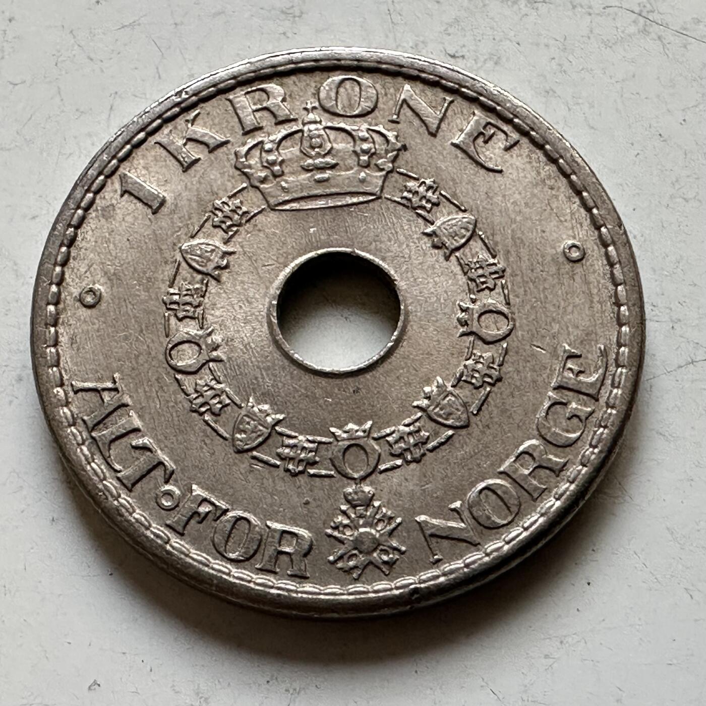 🌹外币初藏🌹🐯2026年第34场   每周二四六晚8️⃣点 接代拍 挪威 1947年 1克朗