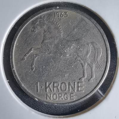 沼泽如烟--第1033场 - 挪威1963年1克朗