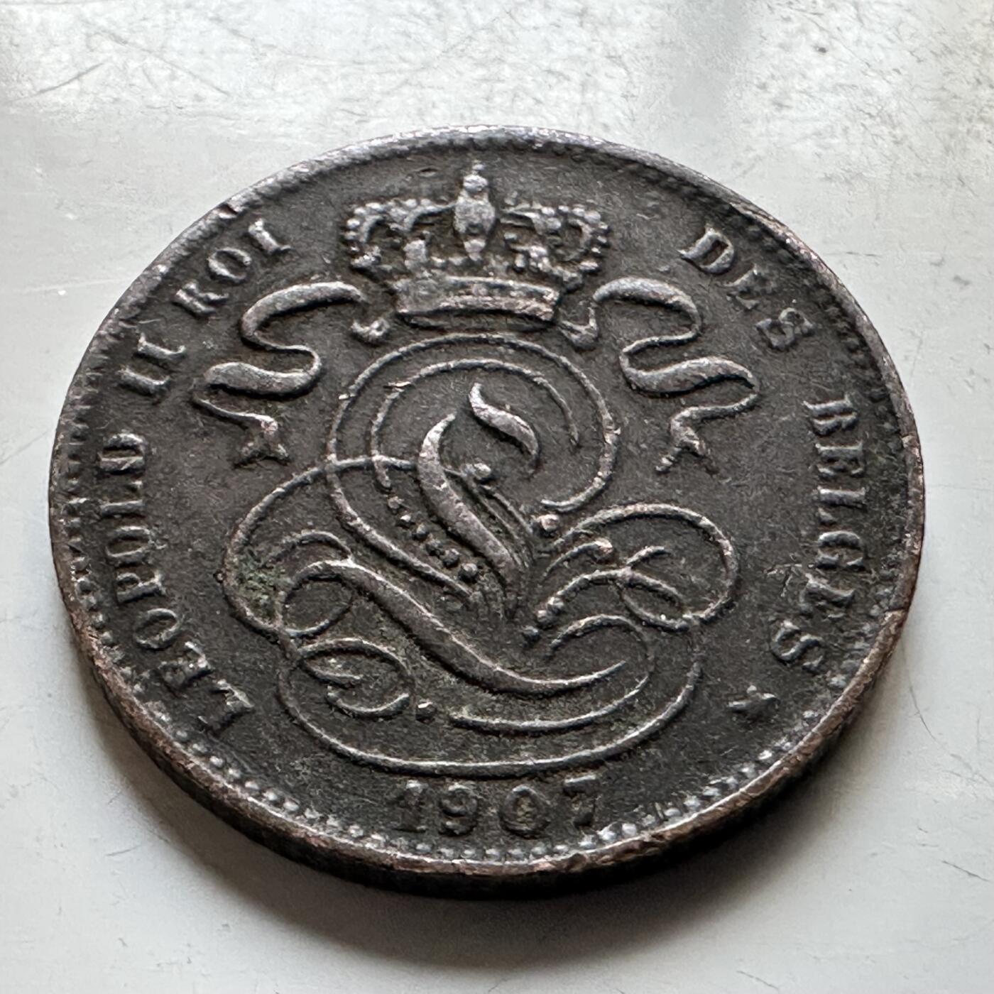 🌹外币初藏🌹🐯2026年第34场   每周二四六晚8️⃣点 接代拍 比利时1907年一分 a