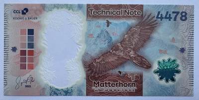 2026第5场（总第232期）：精品测试钞、外钞综合场 - 加拿大CCL 2021版“马特洪峰/海拔4478米～金雕、大堡礁/2300KM～绿海龟、雪绒花”塑料测试钞UNC