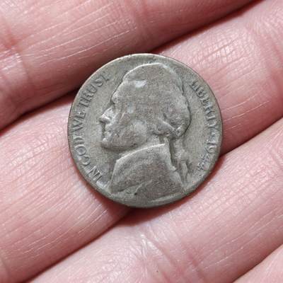 中外钱币第九场 - 美国杰斐逊战时5美分银币8