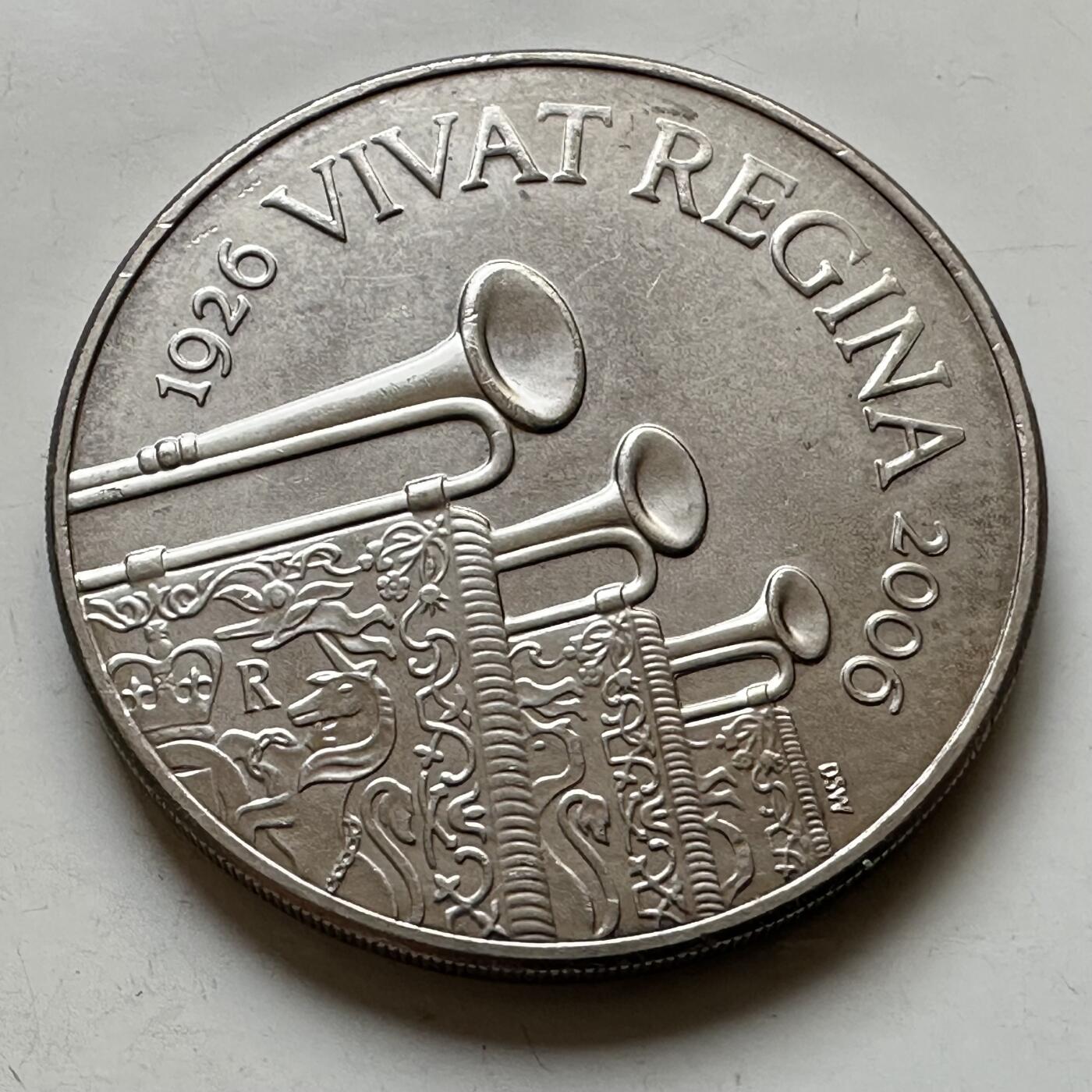 🌹外币初藏🌹🐯2026年第34场   每周二四六晚8️⃣点 接代拍 英国 2006年 伊丽莎白二世80诞辰 5英镑克朗纪念币