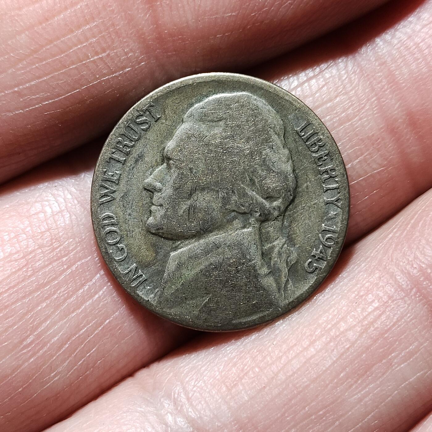 中外钱币第九场 美国杰斐逊战时5美分银币10