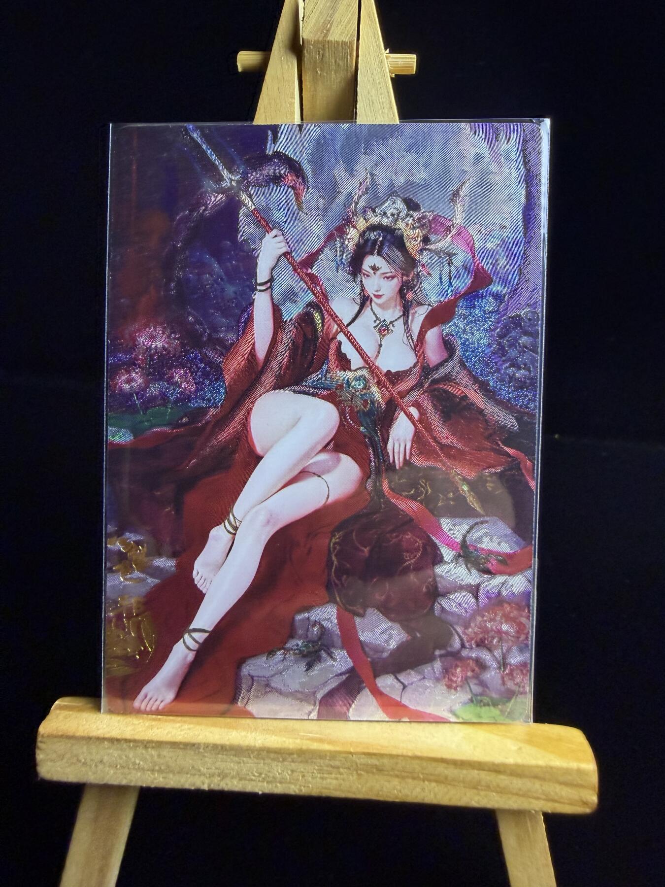 奇点卡牌限时专场 新品 亲签 限编 所有卡牌独家赞助 部分卡牌支持多宫 流拍商品会循环上架 禁止小号扛价 拒绝套路 部分卡牌设有底价 大家放心拍！祝各位卡牌大佬名流身体健康！ 奇点卡牌 宗Rich玄灵谱西游 蝎子精粗闪