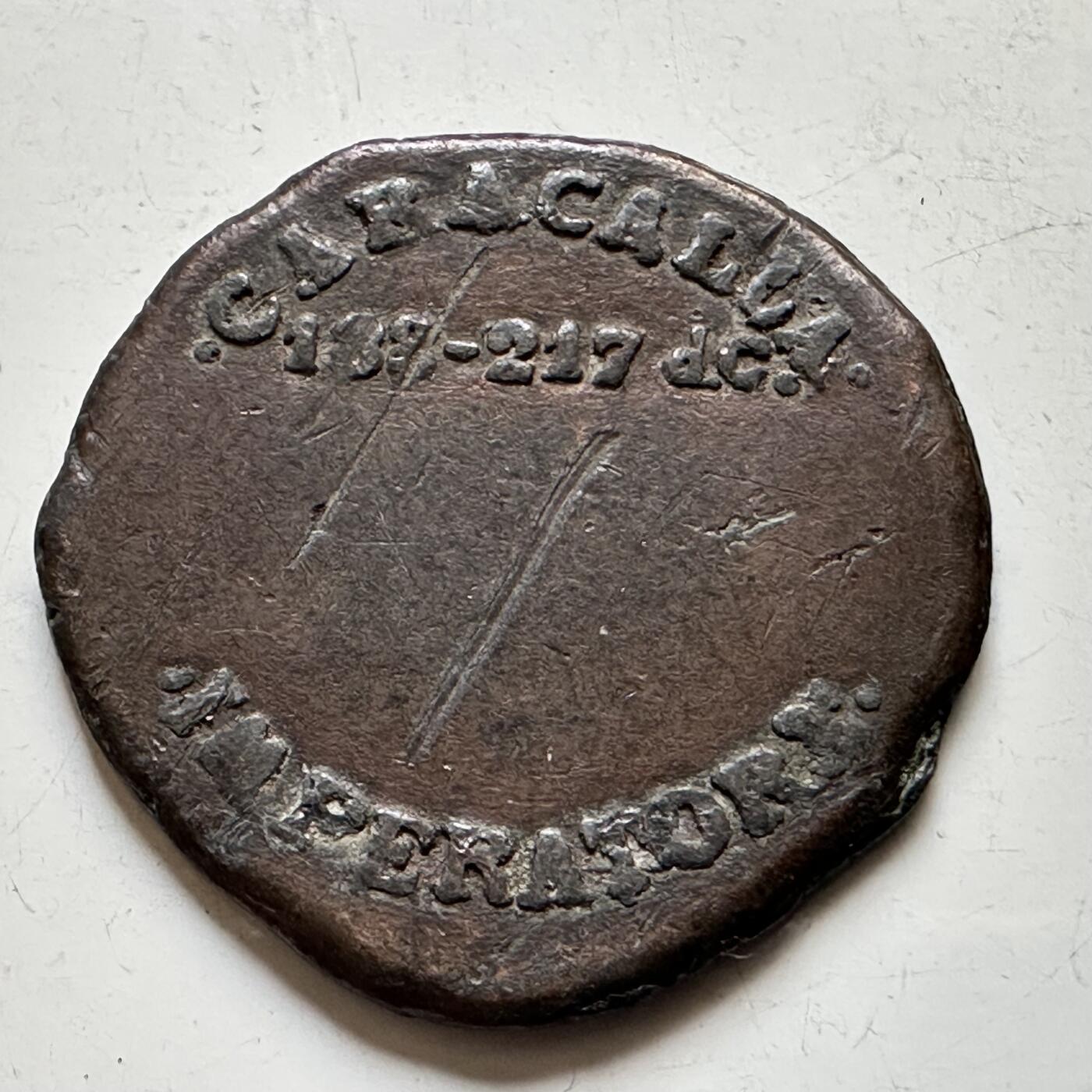 🌹外币初藏🌹🐯2026年第34场   每周二四六晚8️⃣点 接代拍 罗马帝国 卡拉卡拉 187-217年 塞斯特提乌斯大铜币 现代复刻版 30毫米