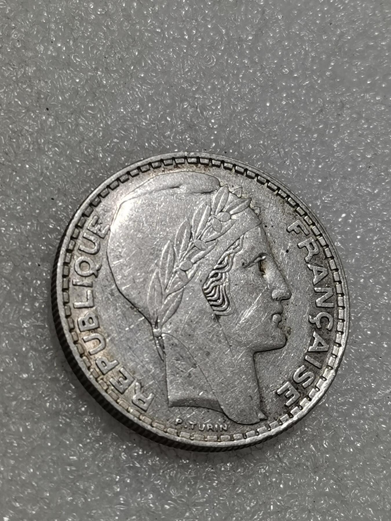 天下钱庄专场欢迎参拍 法国自由女神20法郎银币