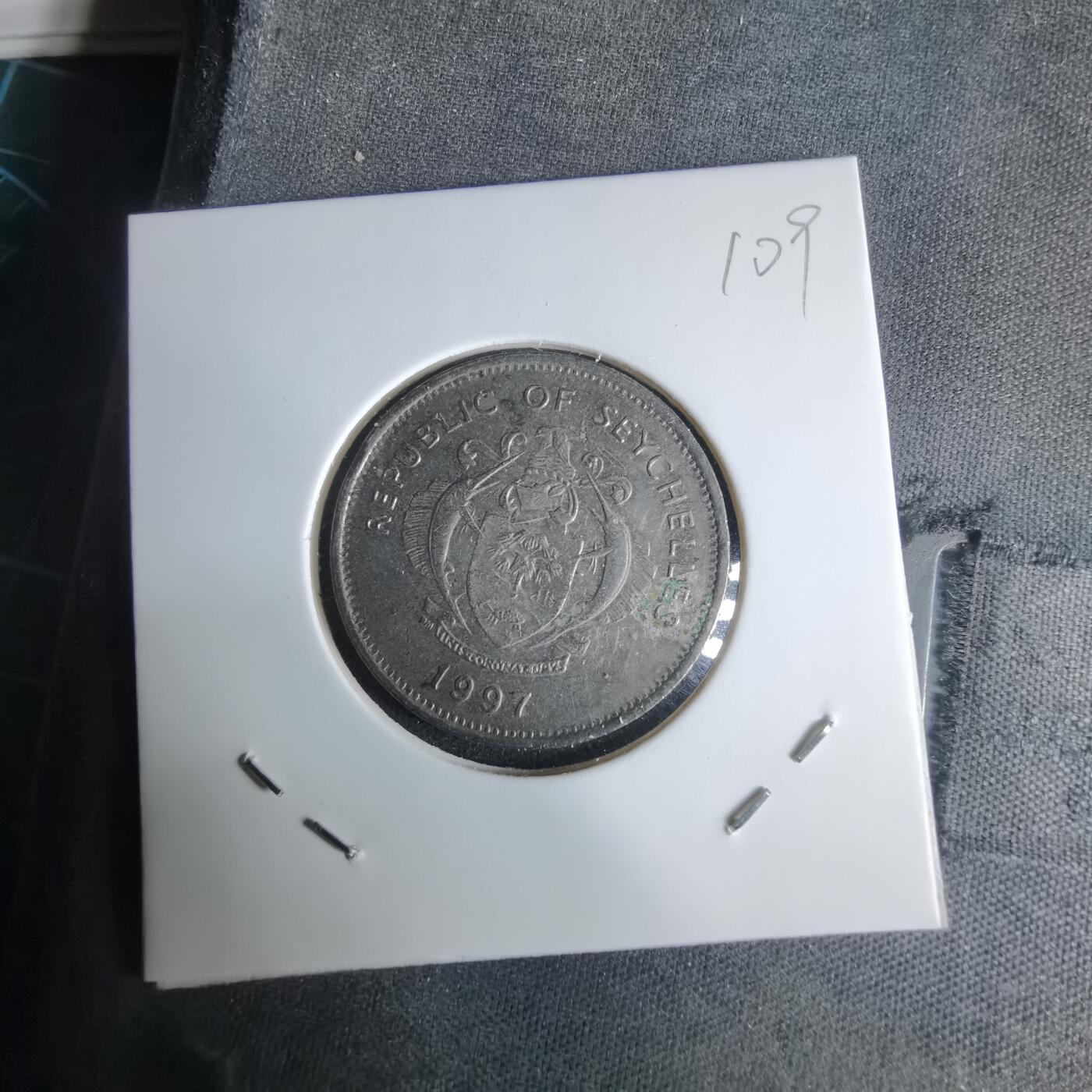 沼泽如烟--第1029场 塞舌尔1997年1卢比