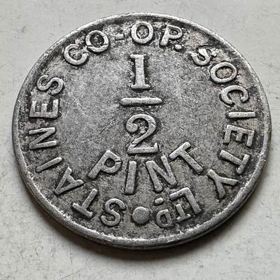 🌹外币初藏🌹🐯2026年第34场   每周二四六晚8️⃣点 接代拍 - 英国斯坦斯合作社 1/2品脱牛奶Token