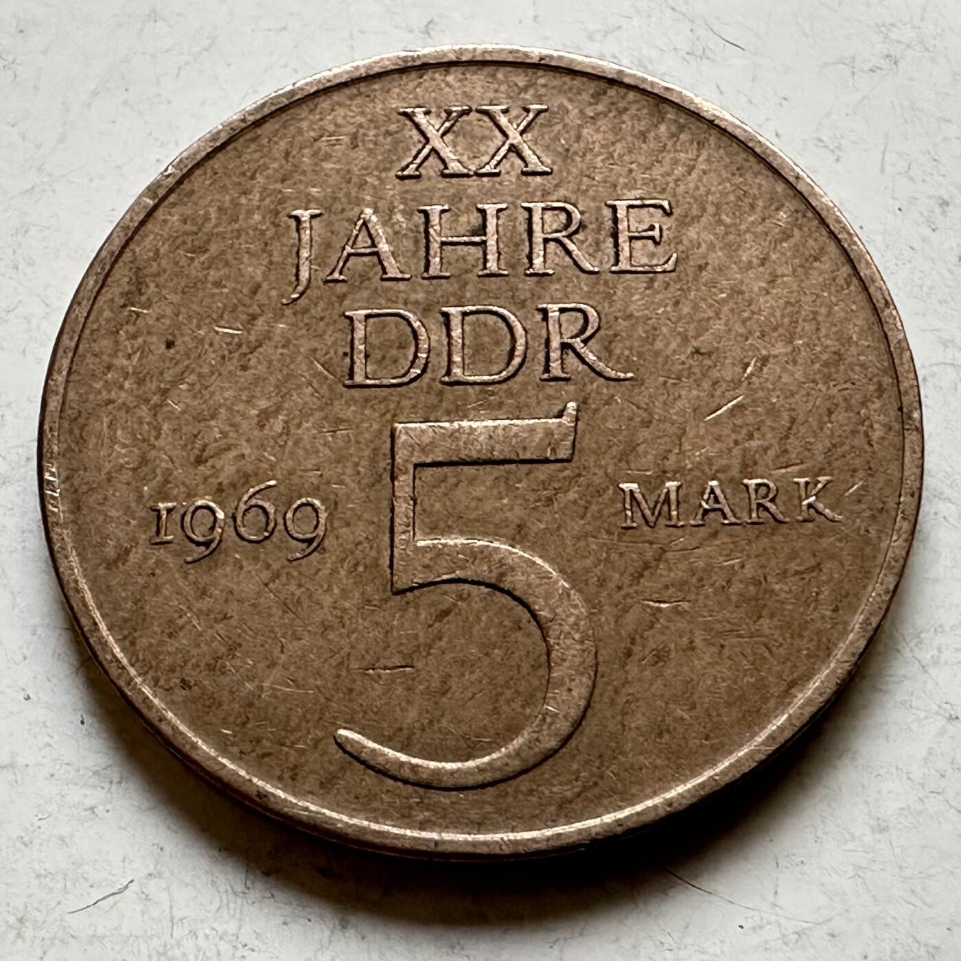 🌹外币初藏🌹🐯2026年第34场   每周二四六晚8️⃣点 接代拍 东德1969年五马克