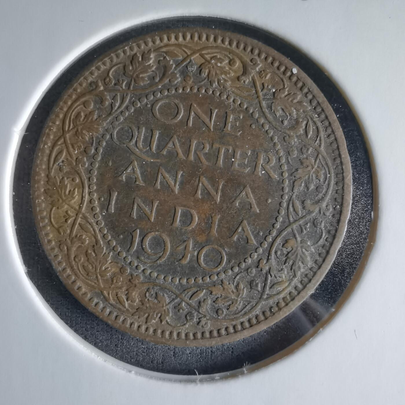 沼泽如烟--第1033场 英属印度1940年四分之一安娜