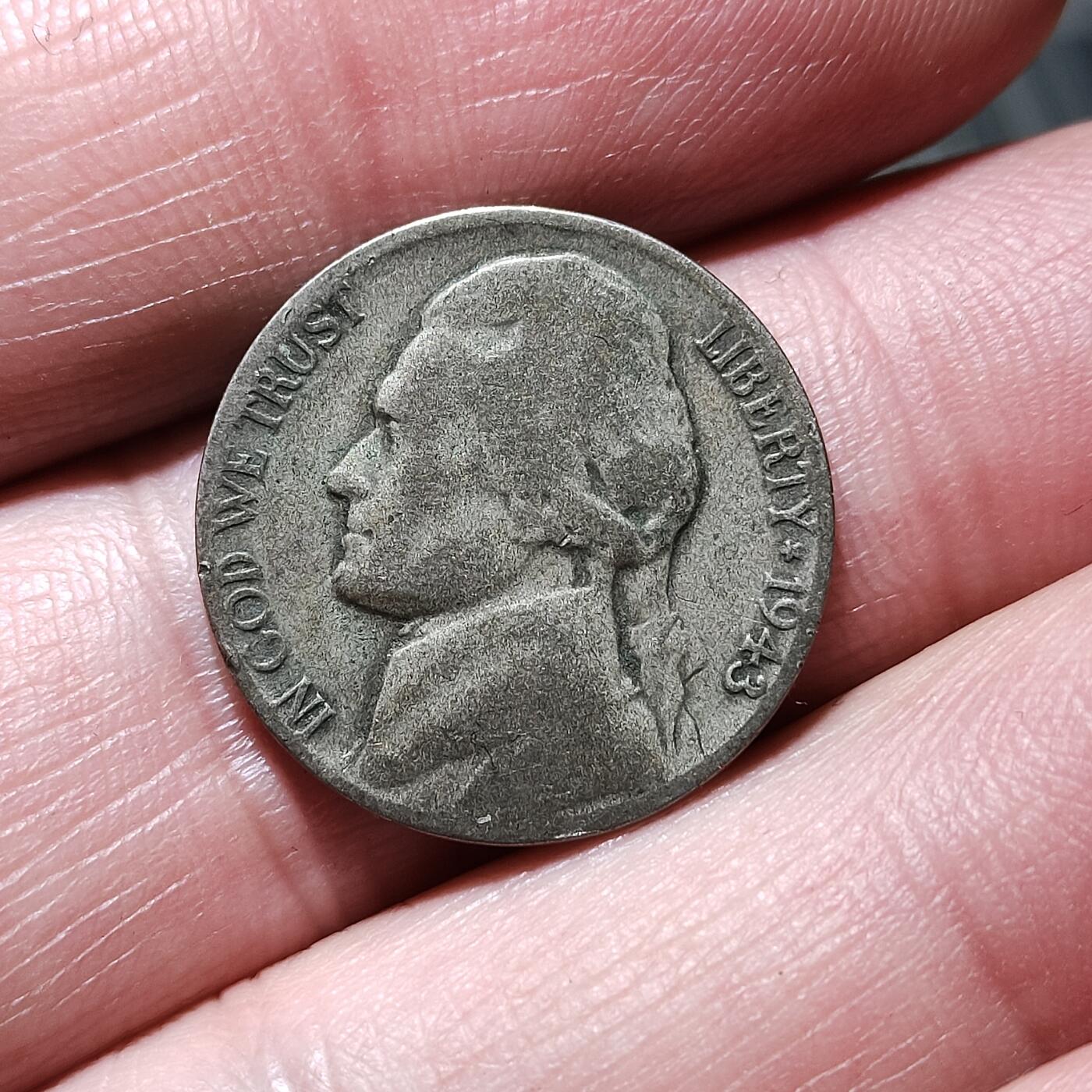 中外钱币第九场 美国杰斐逊战时5美分银币17