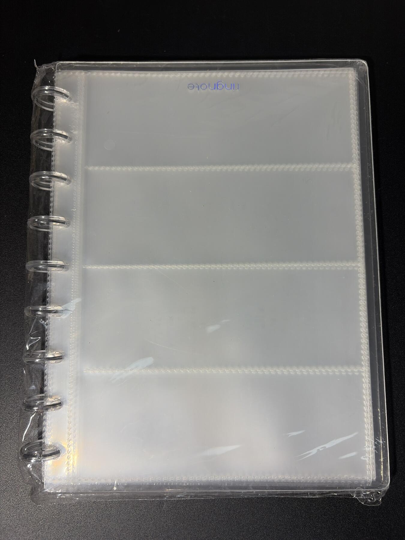 NO.28 好又多金牌大场，每周一站式配齐，方便凑单！（周6晚9点截拍，卖家送拍0抽成！） 【卡册】全新蘑菇扣书签卡册 4格带20页卡页 适配刷子书签卡