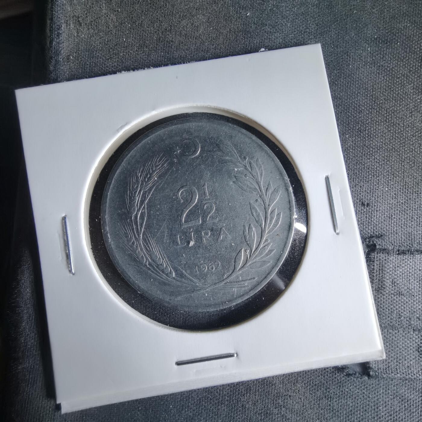 沼泽如烟--第1033场 土耳其1962年2.5里拉