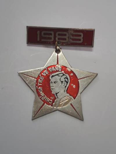 韵星假日军品类拍卖第48期 -- Rimey Holidays Militaria Auction 48 - 越南社会主义共和国1983年青年光荣战士奖章 中越边境战争时期