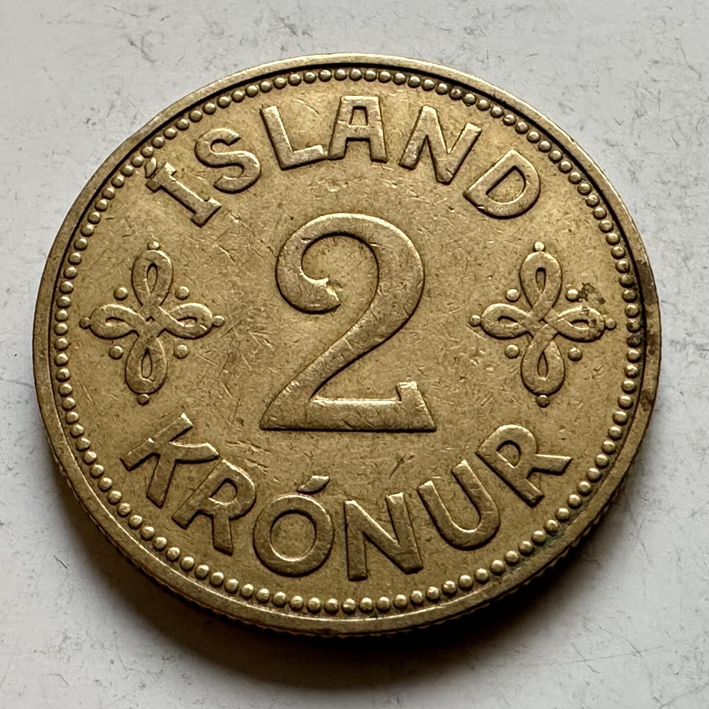 🌹外币初藏🌹🐯2026年第34场   每周二四六晚8️⃣点 接代拍 丹属冰岛 1940年 克里斯蒂安十世 2克朗铜币