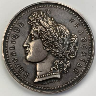 掌中浮雕-藏着的欧洲第056场 - 法国农业竞赛大银章，69mm，138.2g