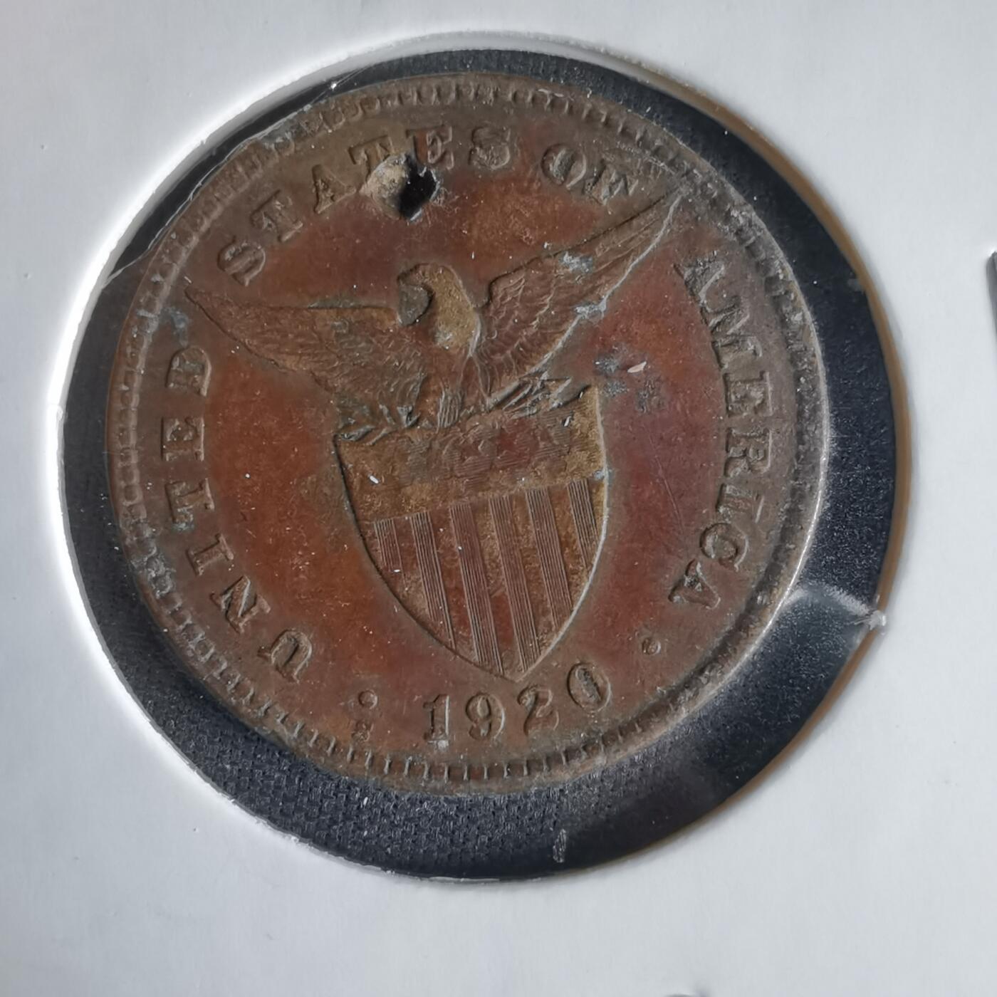 沼泽如烟--第1033场 菲律宾1920年一分