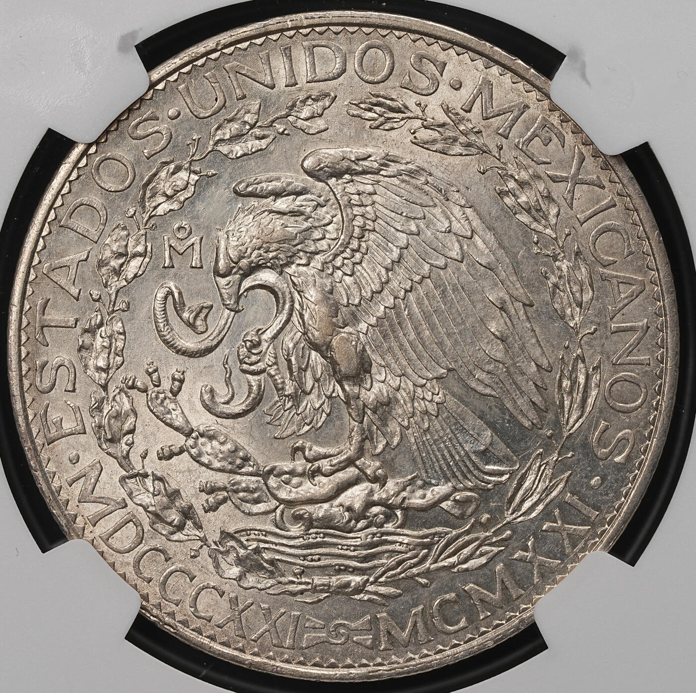 修遠堂世界钱币第109期 NGC AU58 1921年墨西哥2比索 “独立百年” 胜利女神鹰洋大银币