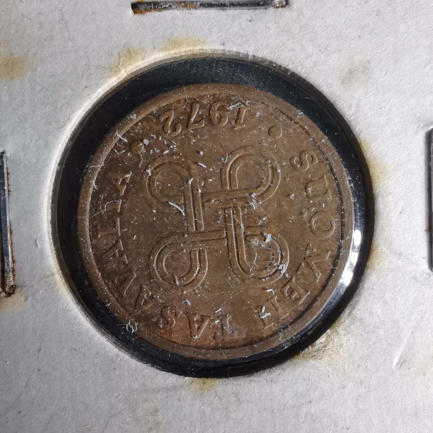 沼泽如烟--第1033场 芬兰1972年5芬尼