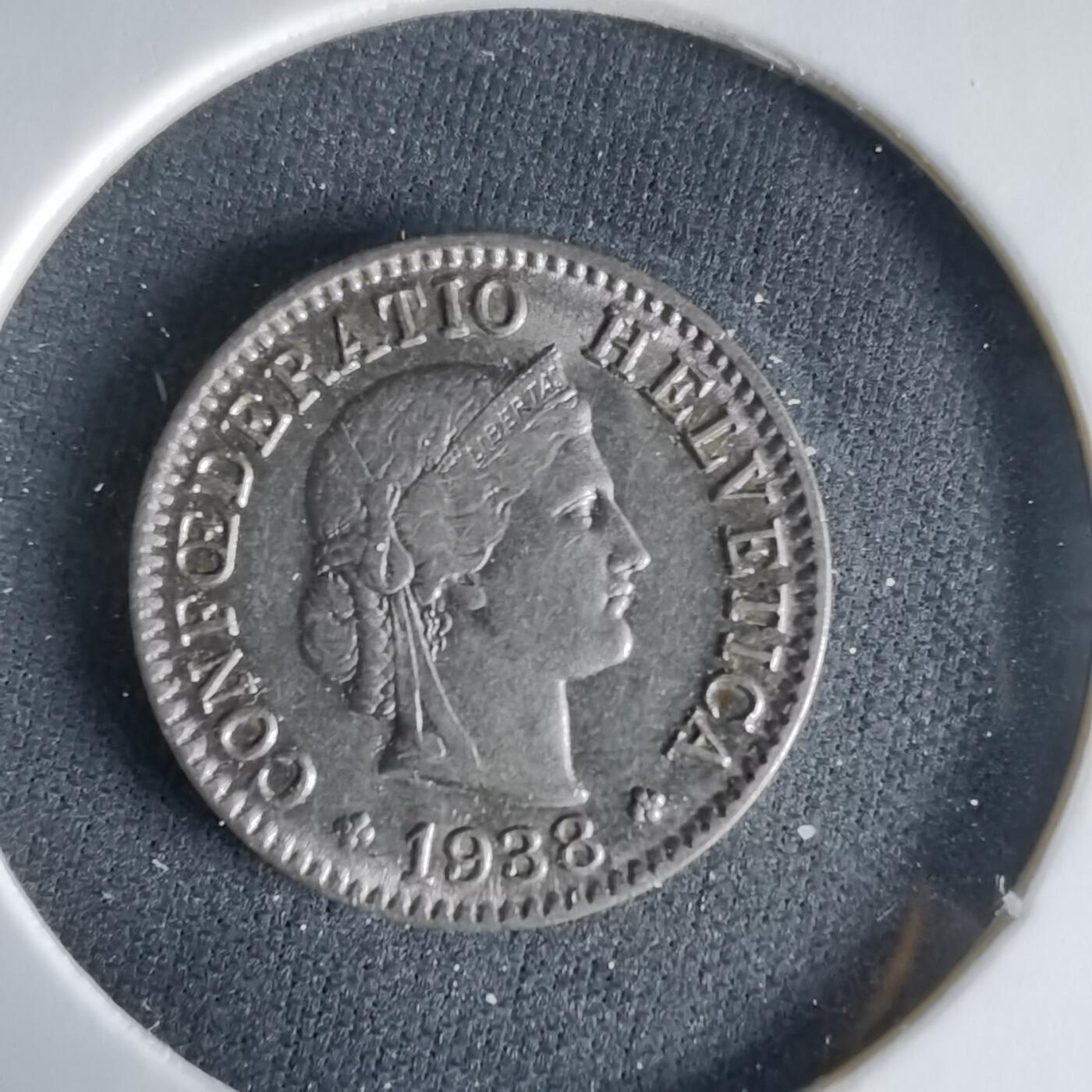 沼泽如烟--第1033场 瑞士1938年五分