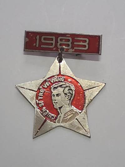 韵星假日军品类拍卖第48期 -- Rimey Holidays Militaria Auction 48 - 越南社会主义共和国1983年青年光荣战士奖章 中越边境战争时期