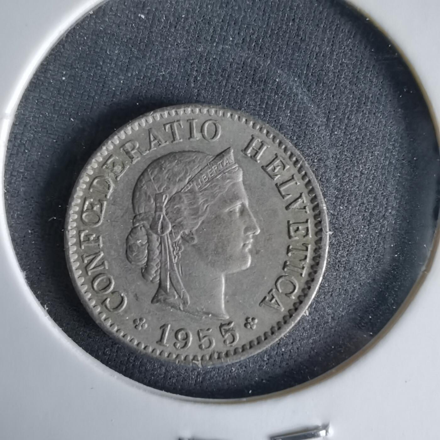 沼泽如烟--第1033场 瑞士1955年五分