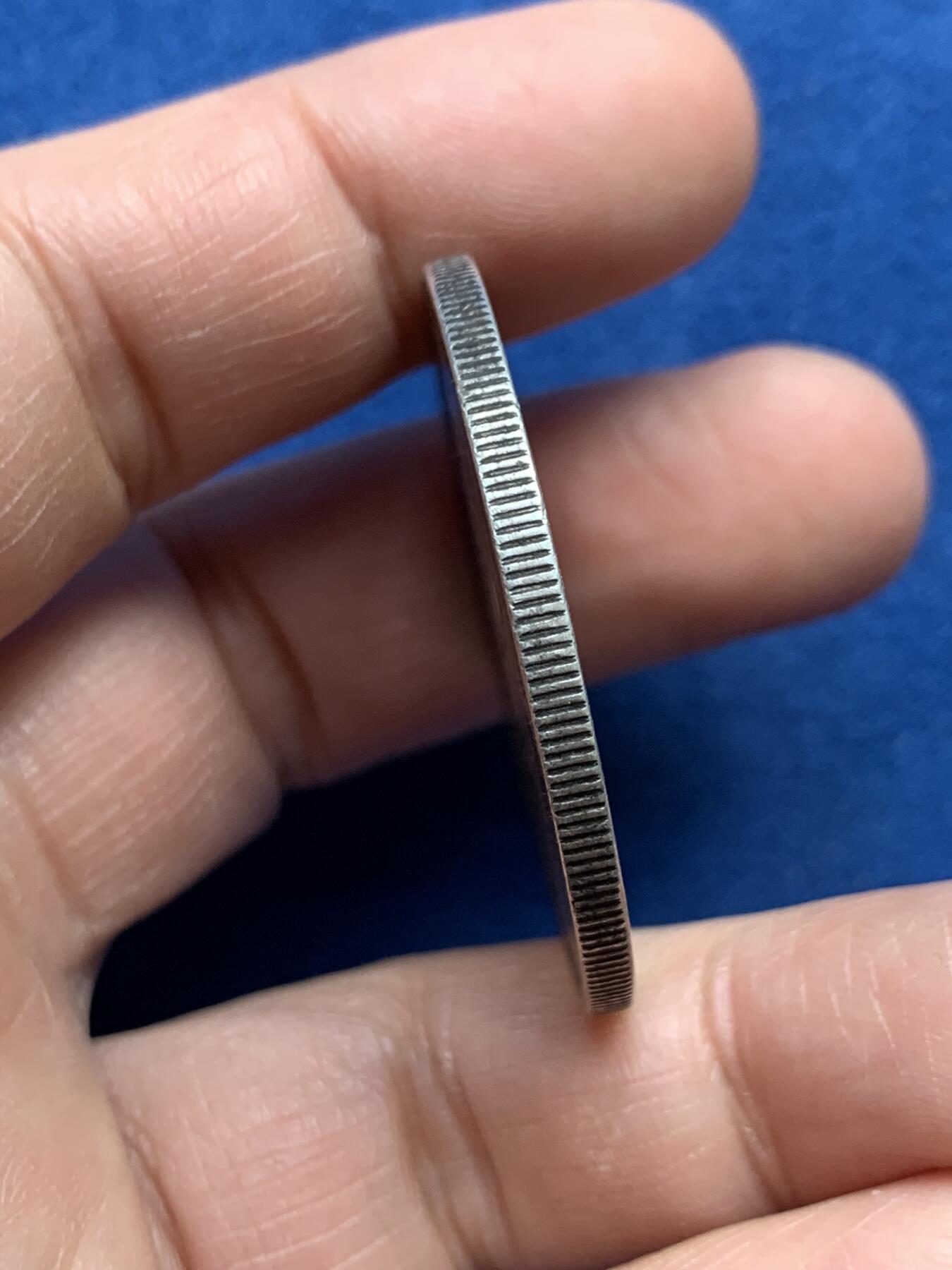 《竞宝斋》第474场 周日，周一 2场连拍 （全场包邮）欢迎送拍 真银假币 袁大头 26.6克 点测约860银 自己酌情出价