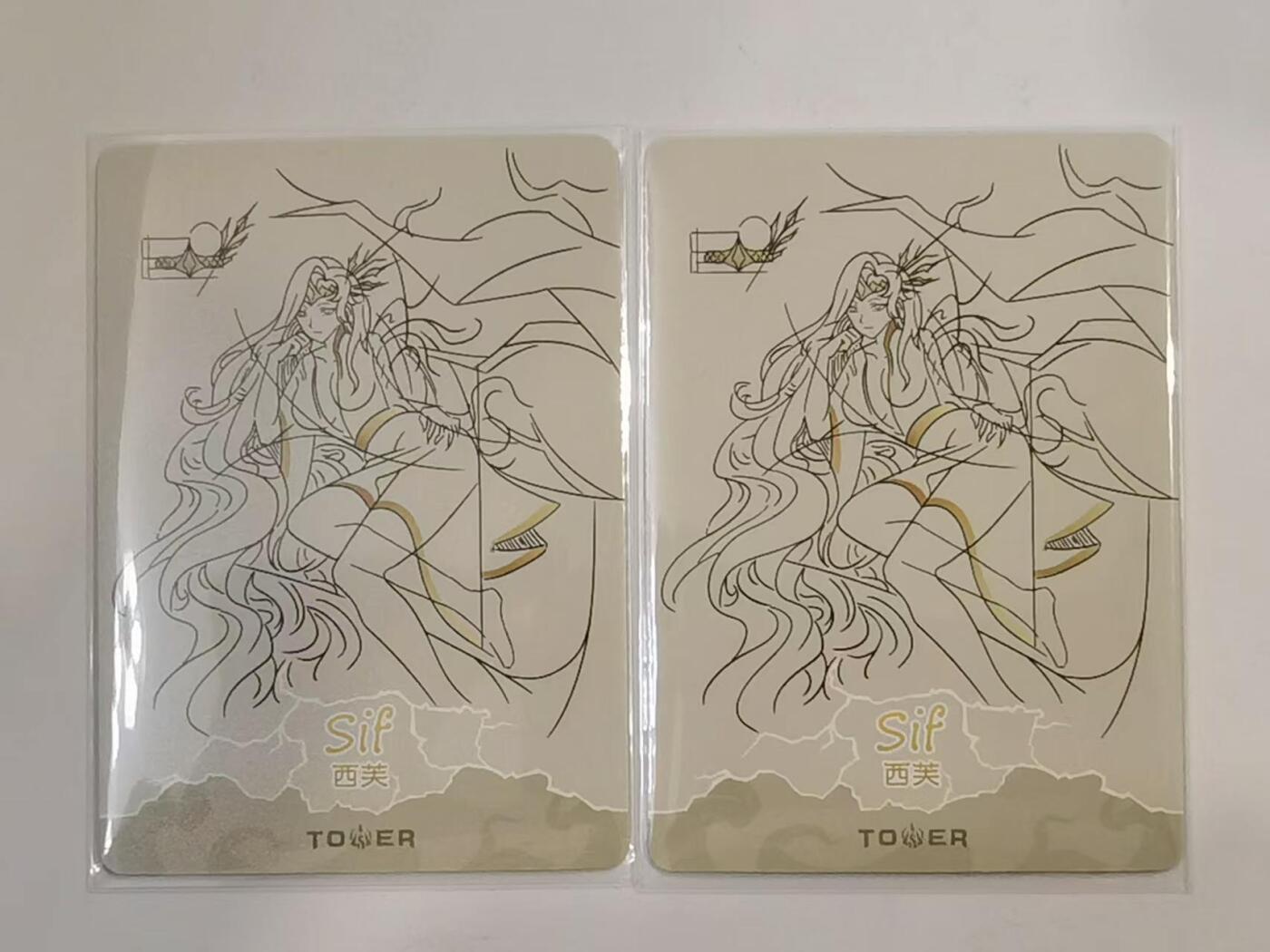 言遇卡牌 第六期【2026.03.28周六晚22：00截拍】新人闲置 欢迎捡漏 西芙 画师线稿 普卡2张 失落的迷塔