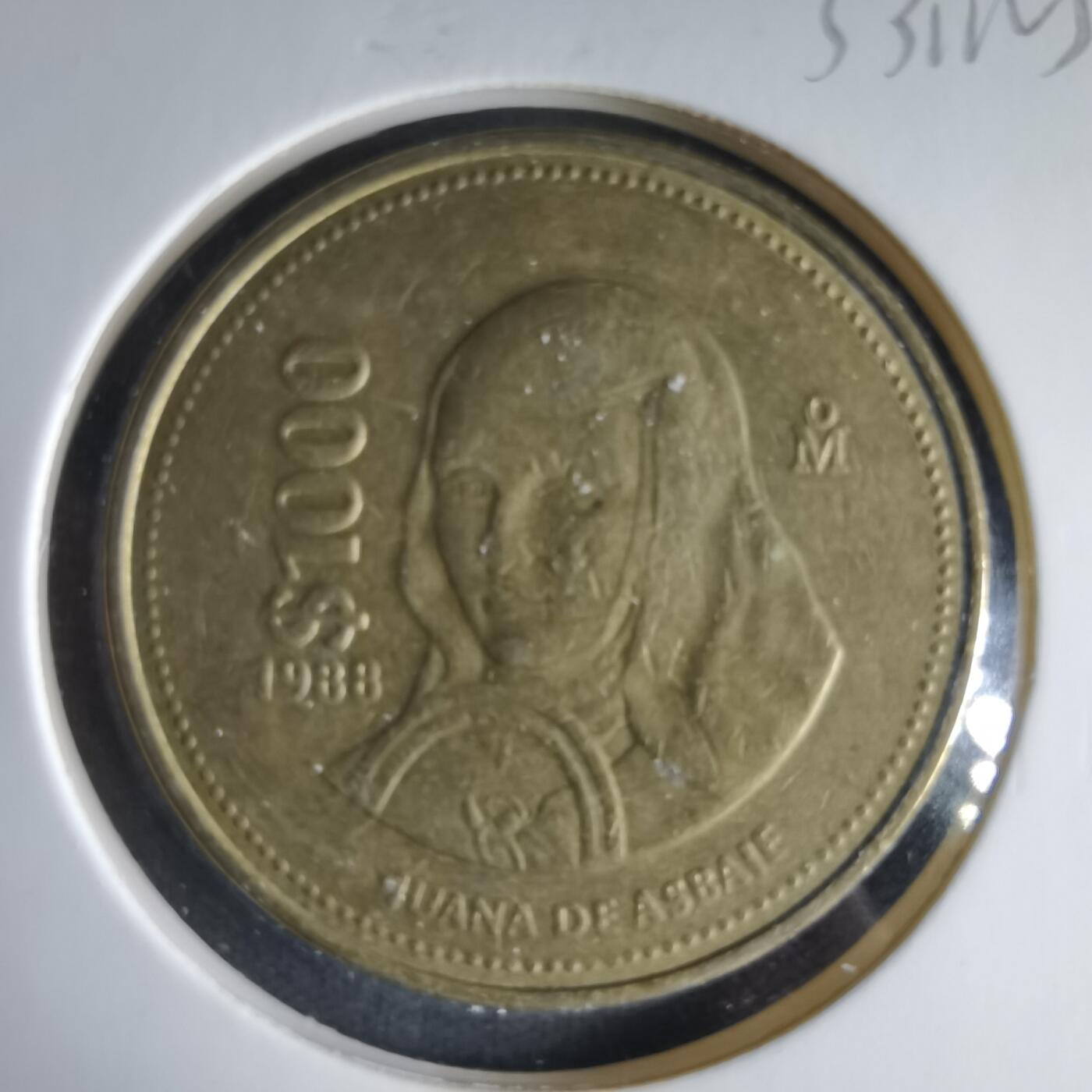 沼泽如烟--第1033场 墨西哥1988年1000比索