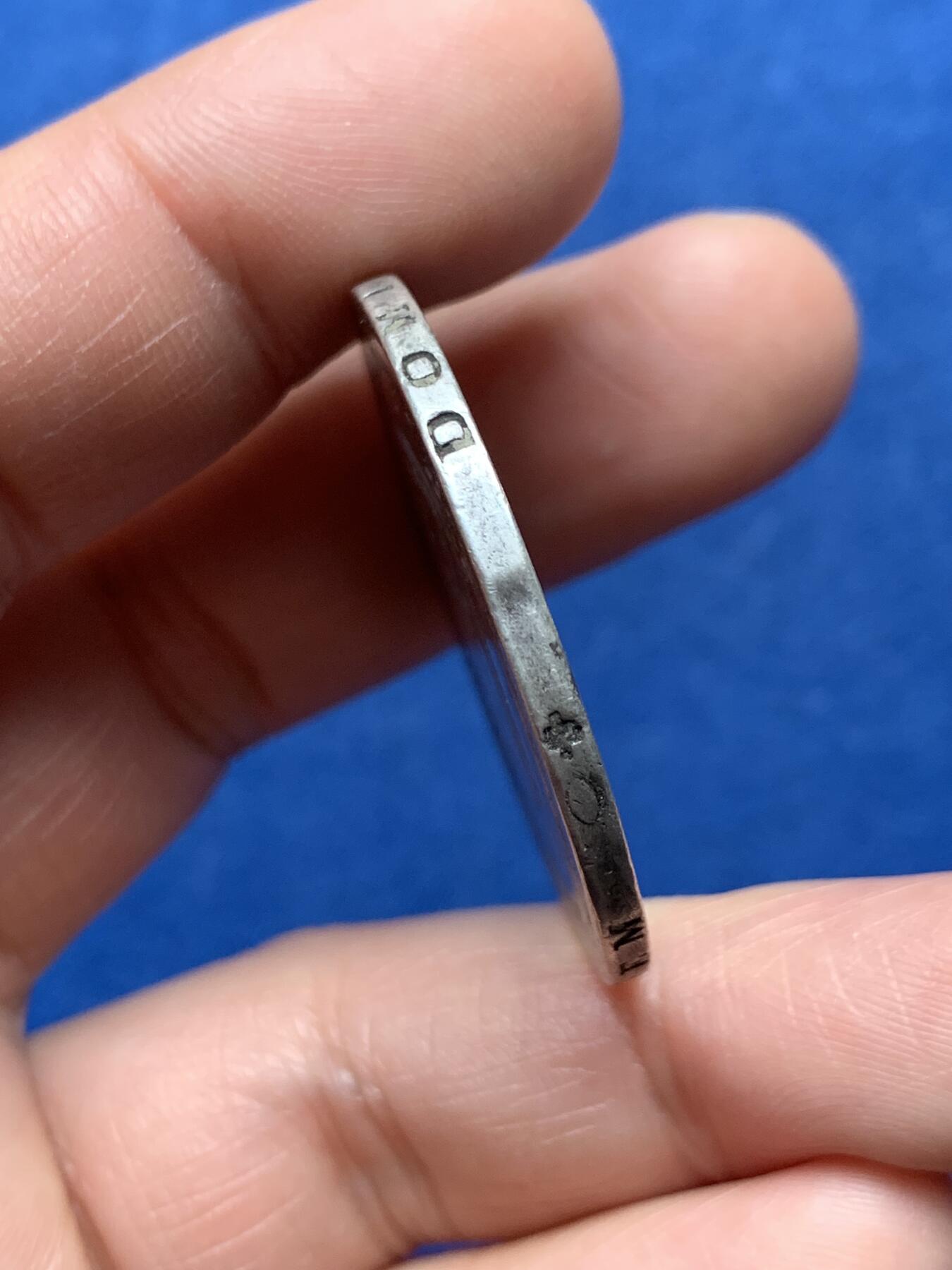 《竞宝斋》第474场 周日，周一 2场连拍 （全场包邮）欢迎送拍 法国1814年L版路易十八军装5法郎银币 巴约讷造币厂