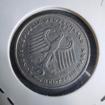 沼泽如烟--第1029场 - 德国1971年2马克