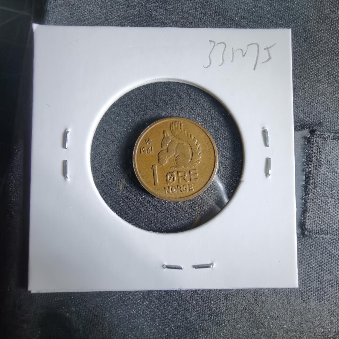 沼泽如烟--第1033场 挪威1961年1欧尔